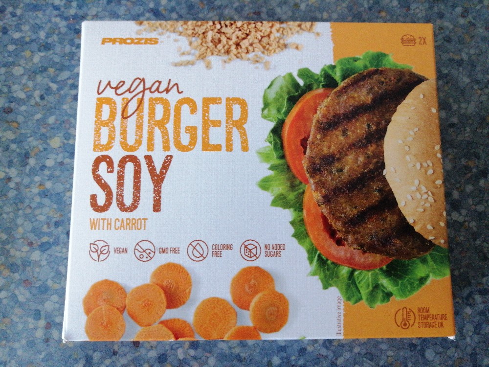 vegan Soja Burger, Mit Karotte von SandraMio | Hochgeladen von: SandraMio