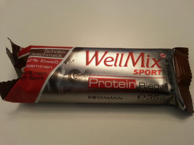 WellMix Sport Protein Riegel, Schoko | Hochgeladen von: Misio