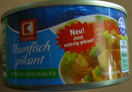 Thunfisch pikant, in feiner Gemüsesoße | Hochgeladen von: Graphologe