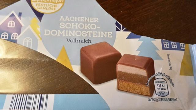 Aachener Schoko-Dominosteine, Vollmilch doppelt gefüllt  | Hochgeladen von: sonja1313