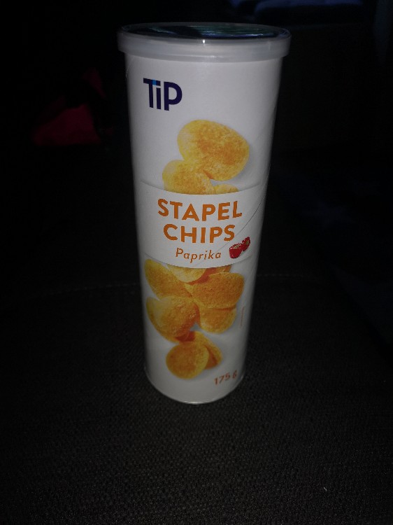 Stapel Chips, Paprika von juliamolter112 | Hochgeladen von: juliamolter112