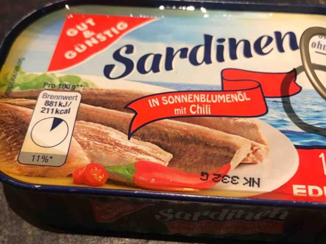 Sardinen in Sonnenblumenöl mit Chili von Lando7 | Hochgeladen von: Lando7