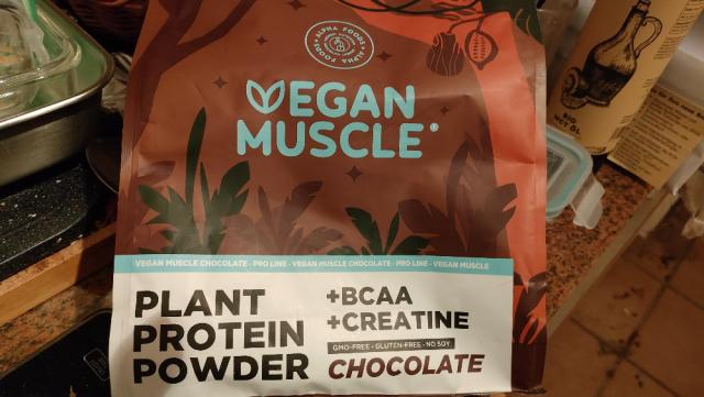 Vegan Muscle Protein Powder, Chocolate von Zischga | Hochgeladen von: Zischga