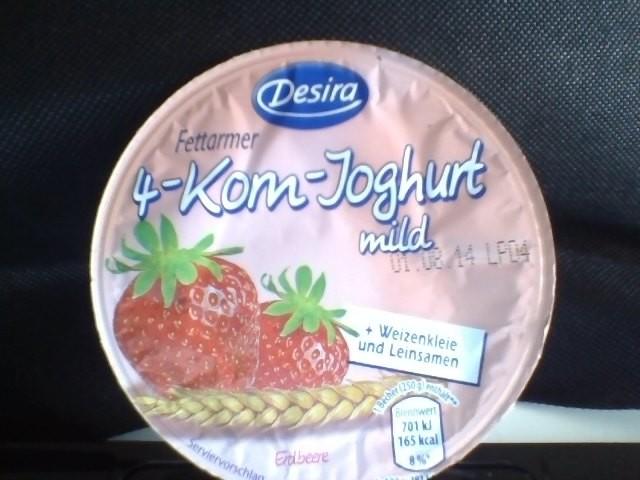 Leichter 4-Korn-Joghurt mild, Erdbeere | Hochgeladen von: Seidenweberin
