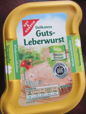 Delikatess Guts-Leberwurst, fein | Hochgeladen von: mehrfrau
