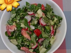 Bunter - Salatteller mit  Joghurt-Chili-Dressing | Hochgeladen von: Muckelchen2407