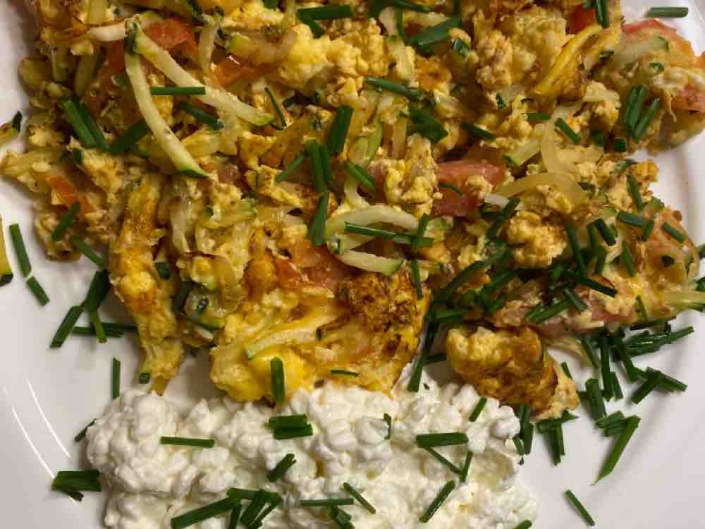 Zucchini-Hüttenkäse  Omelette von Sissimuc | Hochgeladen von: Sissimuc