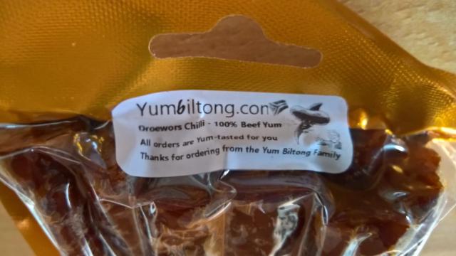 Yumbiltong - Droewors Chilli 100% Beef | Hochgeladen von: eNeeeMy