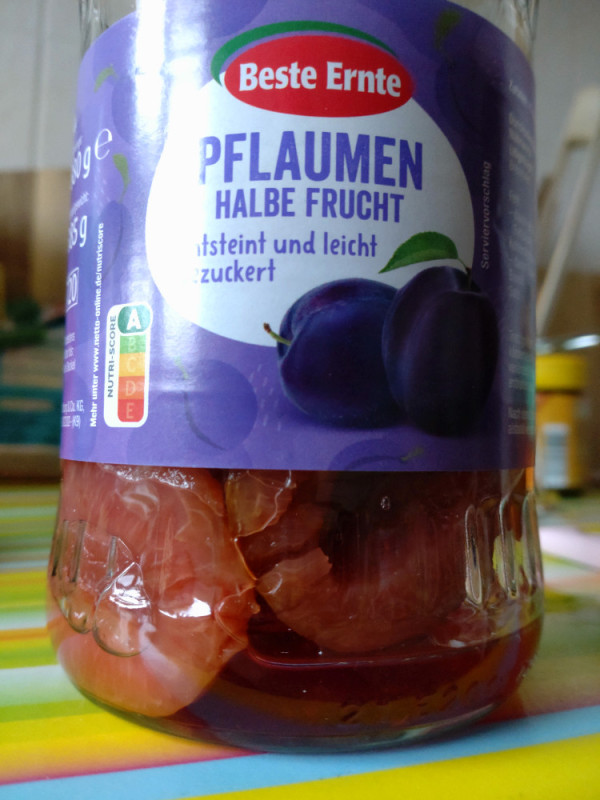 Pflaumen, halbe Frucht von Juli3218 | Hochgeladen von: Juli3218