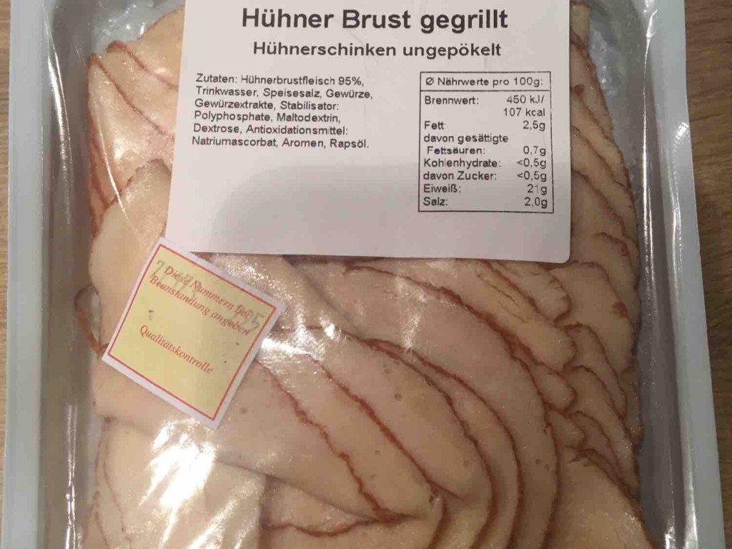 Hühnerbrust gegrillt Wurstabschnitte, ungepöckelt von Suzumi | Hochgeladen von: Suzumi