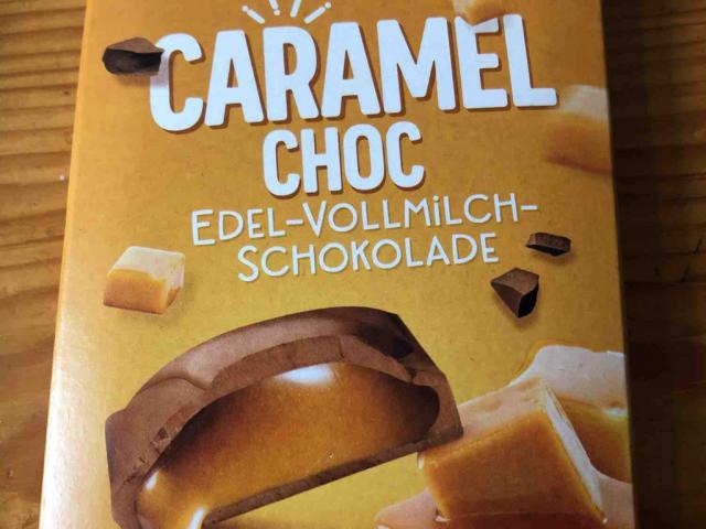 CARAMEL CHOC Edel-Vollmilchschokolade, mit flüssigem Karamelkern | Hochgeladen von: kirschbaumlisl