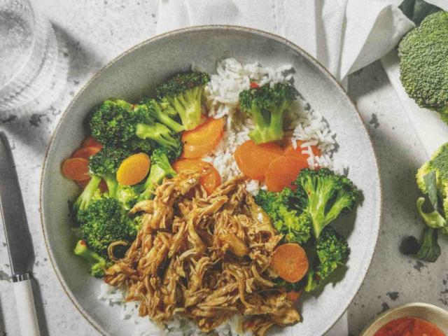 Reisbowl mit Pulled Chicken Hoisin by mortifer | Uploaded by: mortifer