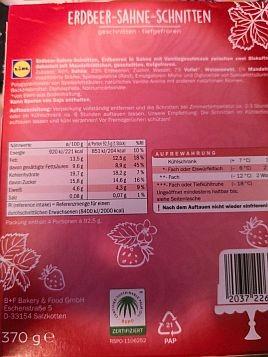Confiserie Firenze Erdbeer Sahne-Schnitten, Erdbeersahne T&a | Hochgeladen von: Haga1301