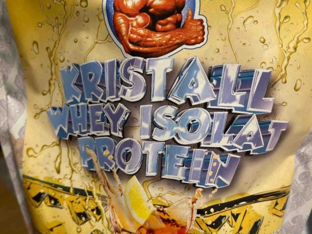 Kristall Whey Isolat Protein (Eistee-Zitrone), mit 300ml Wasser  | Hochgeladen von: MarvM