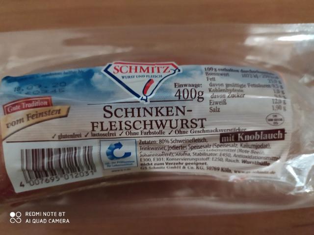 Schinkenfleischwurst Schmitz, Knoblauch von Gruenfink | Hochgeladen von: Gruenfink