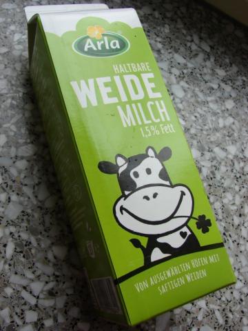 ARLA Haltbare Weide Milch 1,5%, homogenisiert | Hochgeladen von: Rallenta