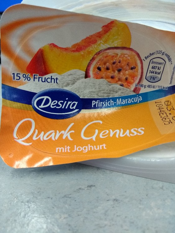 Quark Genuss mit Joghurt Pfirsich-Maracuja von Bine1967 | Hochgeladen von: Bine1967