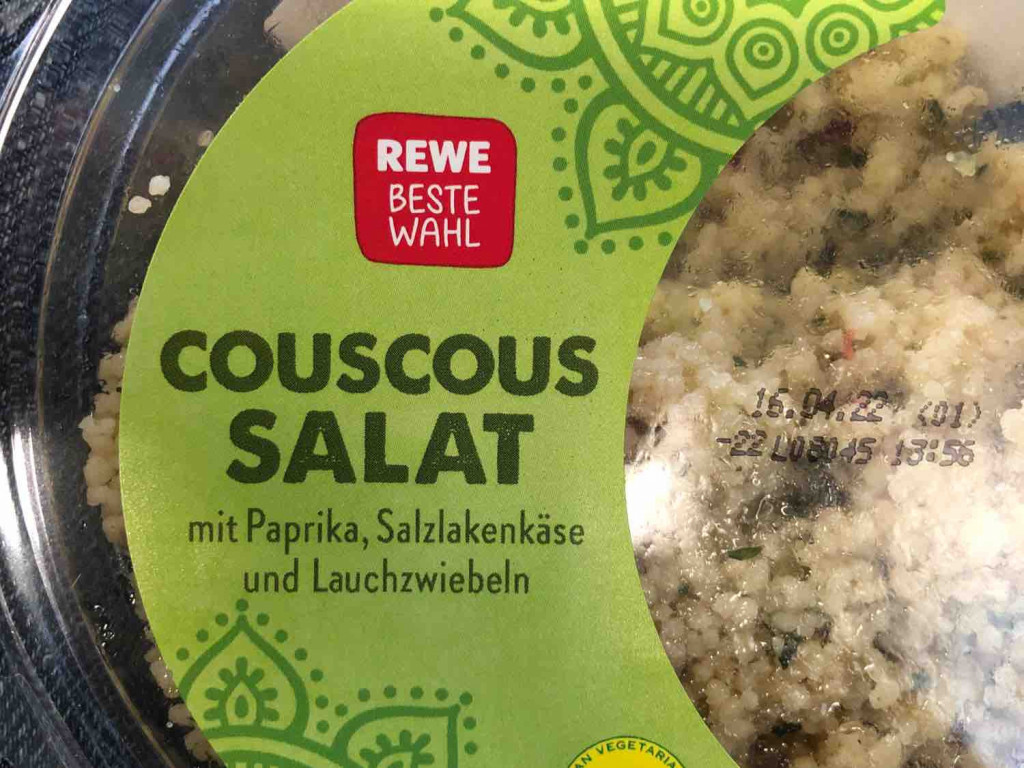 Couscous Salat Rewe Beste Wahl, mit Paprika, Salzlakenkäse und L | Hochgeladen von: weehler84