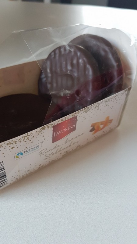 Runde Braune Lebkuchen mit Schokolade von schnufflpuffl | Hochgeladen von: schnufflpuffl
