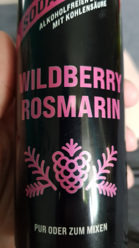 Sodafruits (wildberry rosmarin), alkoholfreie drink mit kohlensä | Hochgeladen von: Lysiane