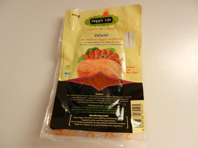 Velami, vegetarische Salami, rein pflanzlich | Hochgeladen von: maeuseturm