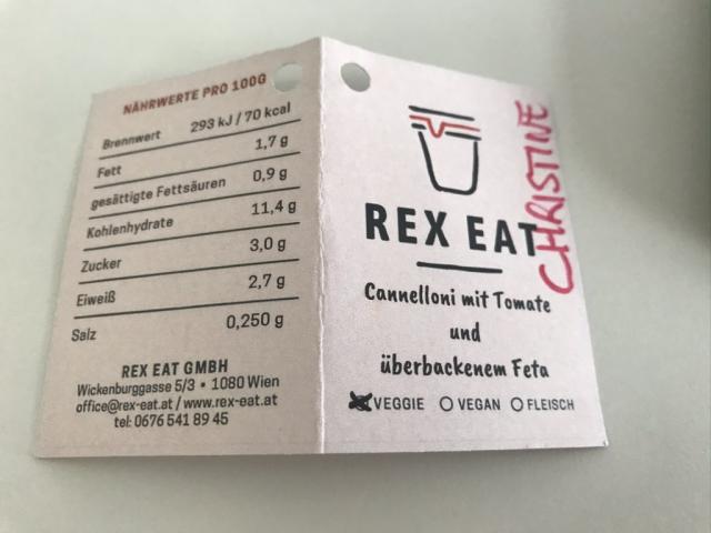 Rex Eat: Cannelloni mit Tomate und überbackenem Feta | Hochgeladen von: chriger