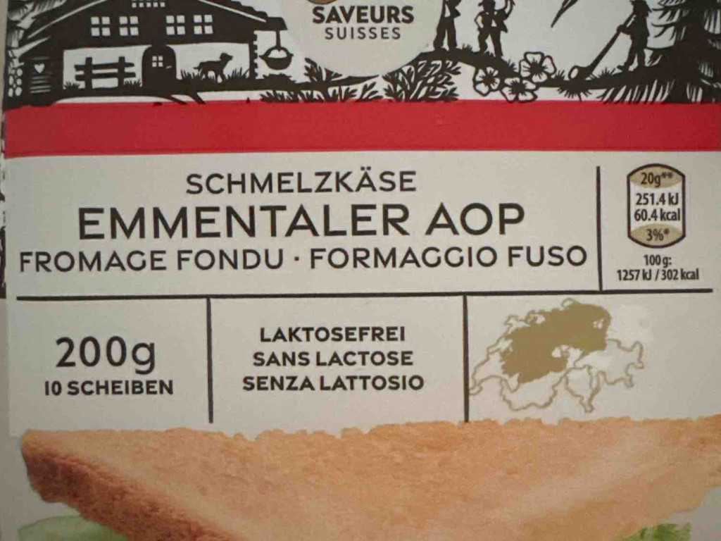 Schmelzkäse Emmentaler AOP, laktosefrei von somnico | Hochgeladen von: somnico