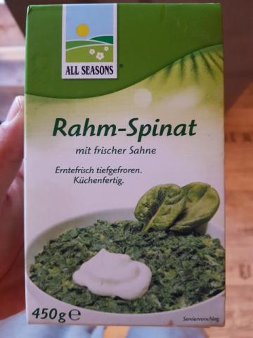Rahm-Spinat, mit frischer Sahne, tiefgefroren von Lars87 | Hochgeladen von: Lars87