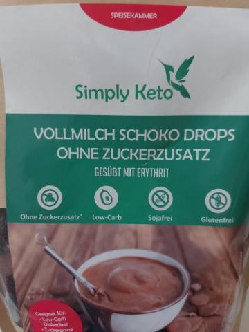 Vollmilch Schoko Drops KETO, Ohne Zuckerzusatz von sarah2094 | Hochgeladen von: sarah2094