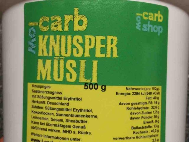 Knusper M?sli Low Carb von Technikaa | Hochgeladen von: Technikaa