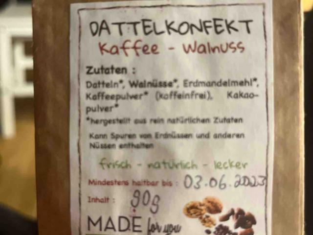 Dattelkonfekt Kaffee Walnuss von lindawa | Hochgeladen von: lindawa