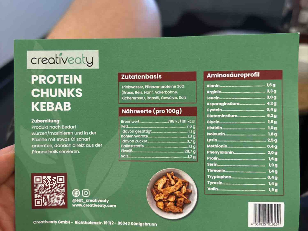 Protein Chunks Kebab, creativeaty von FloMeh | Hochgeladen von: FloMeh