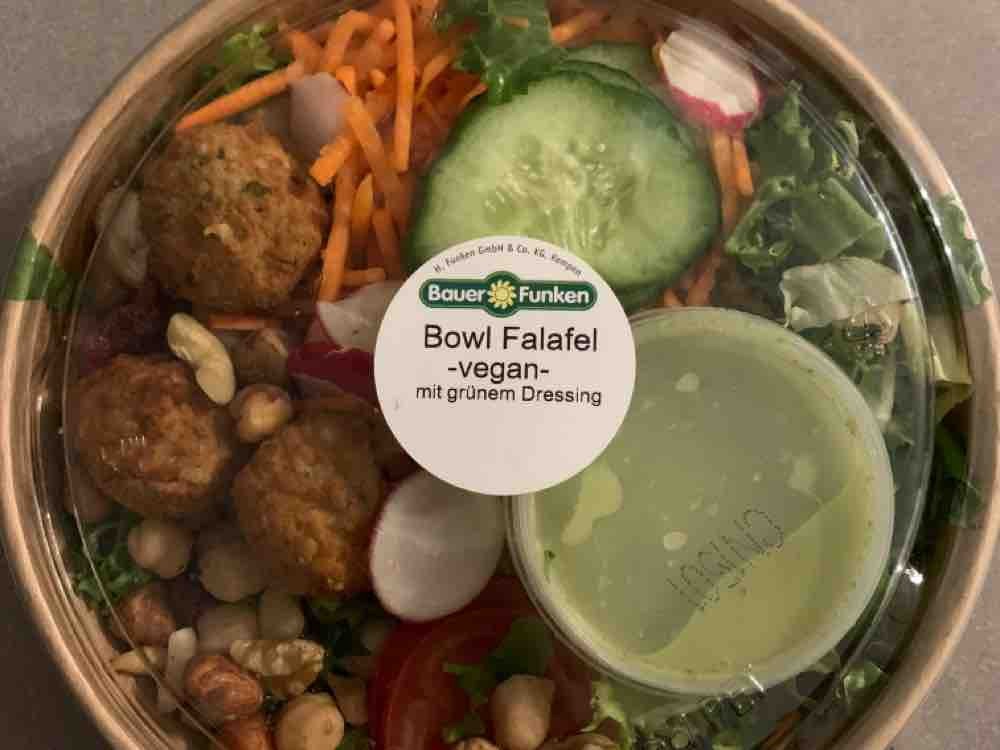Bowl Falafel mit grünem Dressing, vegan von eeeee | Hochgeladen von: eeeee