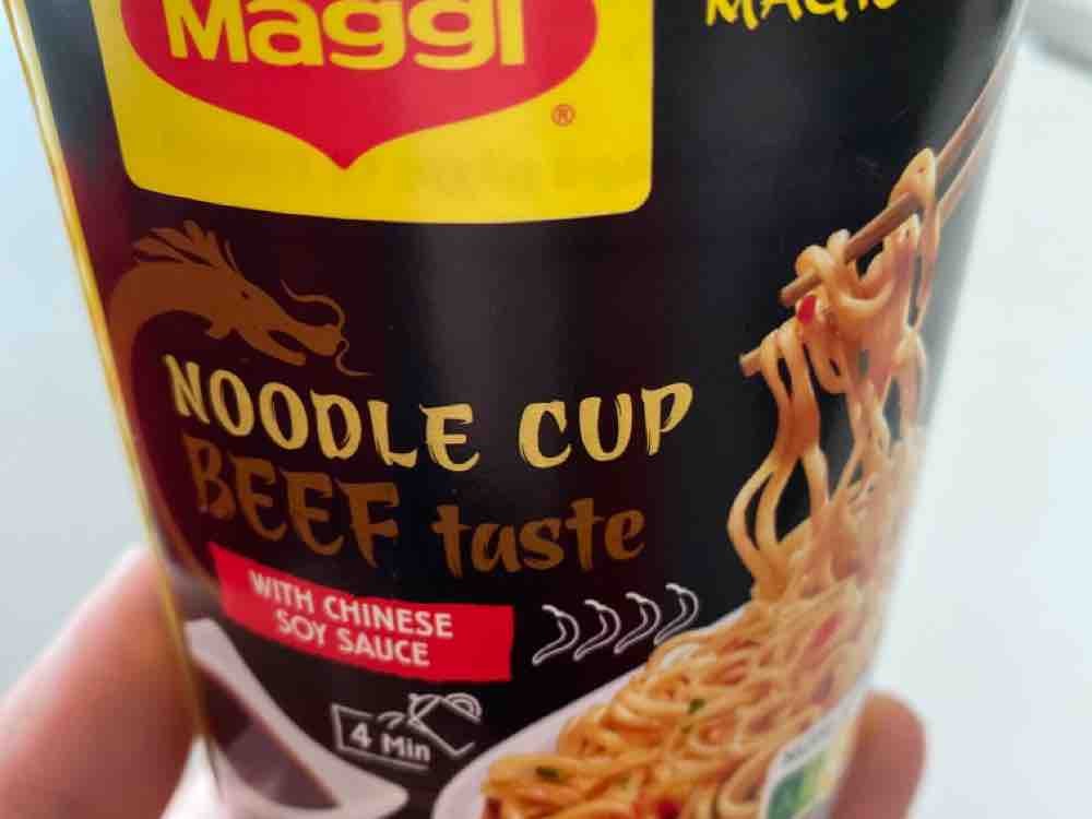 Magic Asia Noodle Cup Beef, zubereitet von missannie | Hochgeladen von: missannie