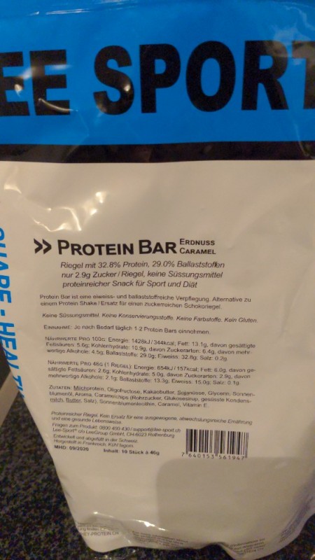 Protein Bar Erdnuss Caramell Lee Sport von Xerxes74 | Hochgeladen von: Xerxes74