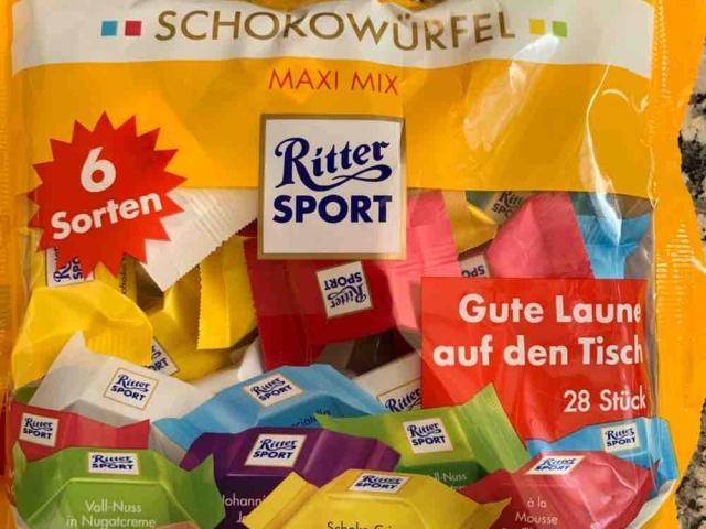 Ritter Sport, Schokowürfel Bunter Mix 28er von Angela19 | Hochgeladen von: Angela19