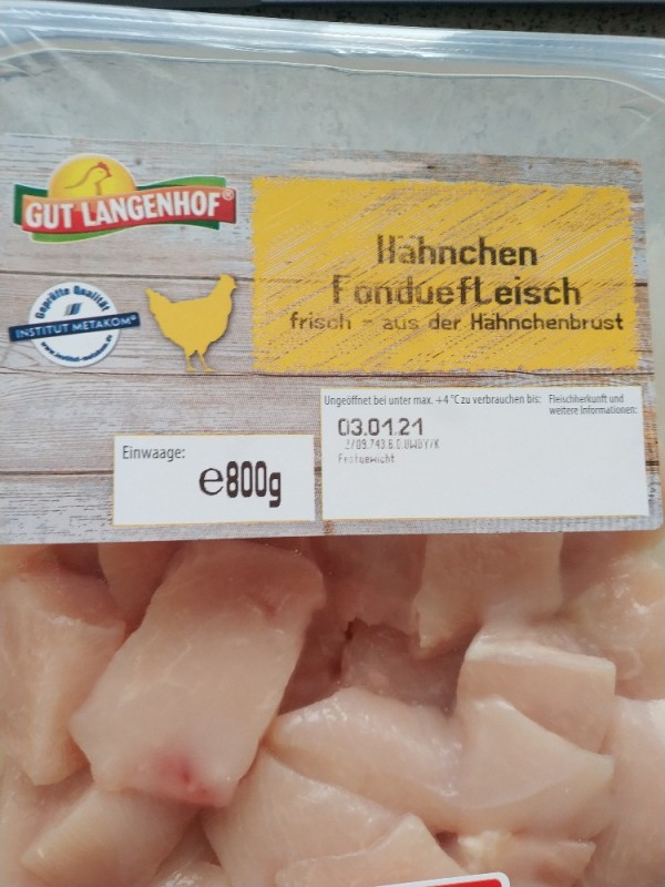 Hähnchen Fonduefleisch von Herence | Hochgeladen von: Herence