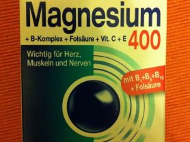 Taxofit Magnesium 400 + B-Komplex + Folsäure + Vit. C + E | Hochgeladen von: wuschtsemmel