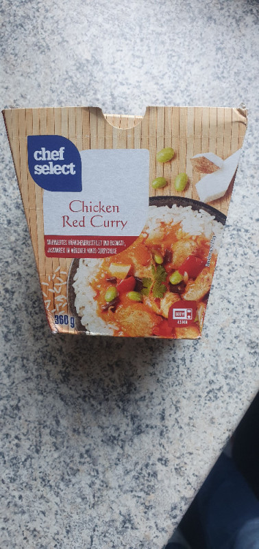 Fördermittelgeber Chef Select, chicken réd curry - New Fddb - products Calories