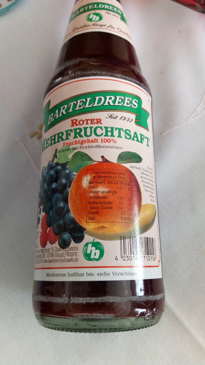 Roter Mehrfruchtsaft, Fruchtgehalt 100% von melody04 | Hochgeladen von: melody04