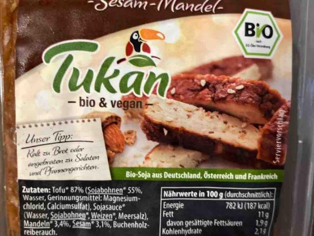 Räucher Tofu Sesam Mandel, Tukan Bio & vegan von Sofie00 | Hochgeladen von: Sofie00