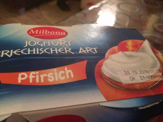 griechischer Joghurt mit Pfirsich von klivster | Uploaded by: klivster