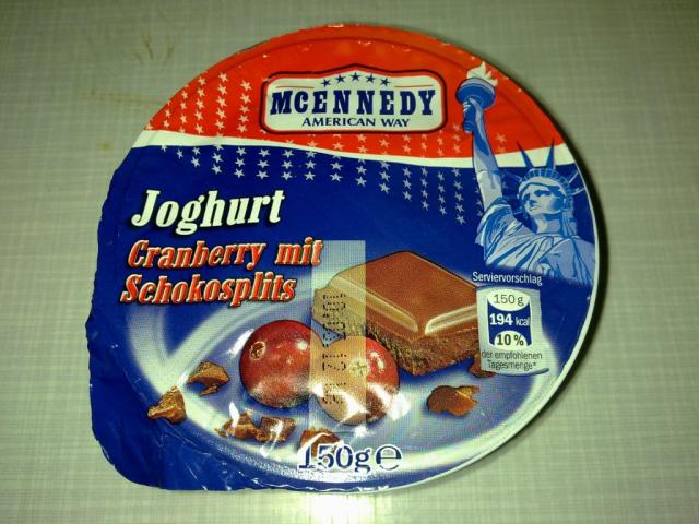 Joghurt, Cranberry mit Schokosplits | Hochgeladen von: Goofy83