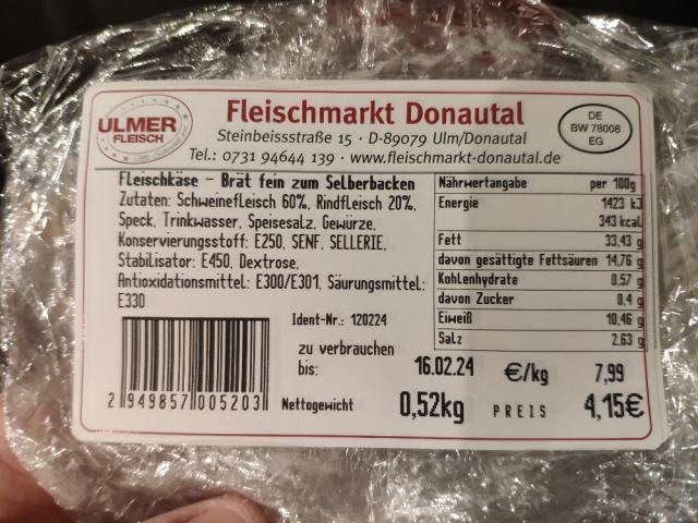 Fleischkäse - Brät fein zum Selberbacken von YilvaLiberta | Hochgeladen von: YilvaLiberta