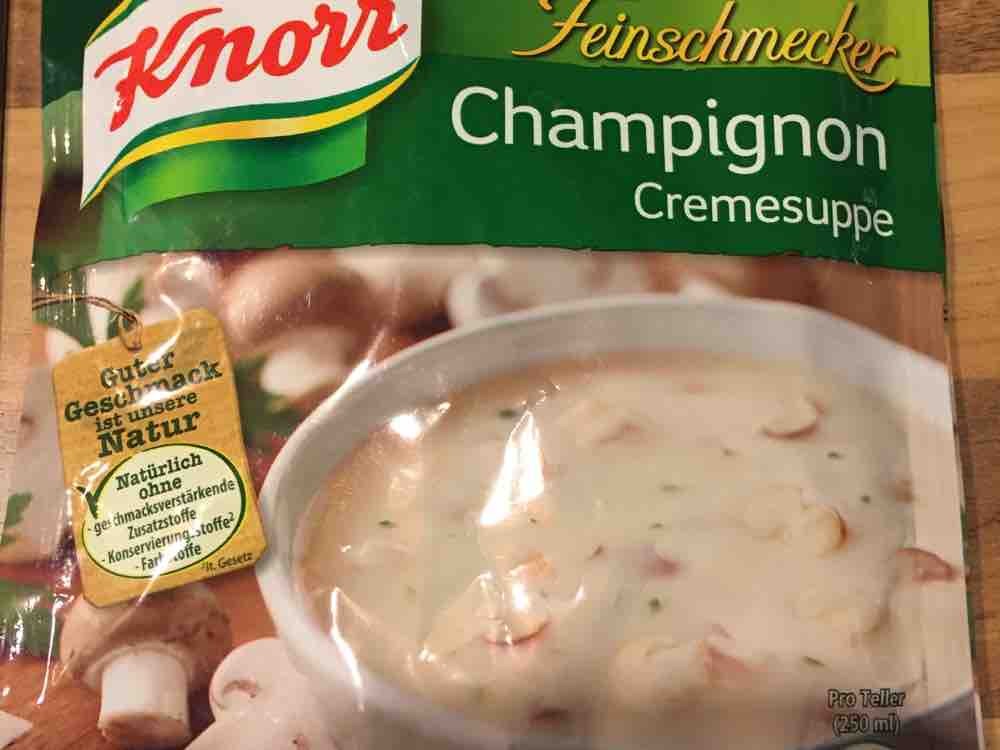 Kalorien für Feinschmecker Champignon Cremesuppe (Suppen Eintöpfe) - Fddb