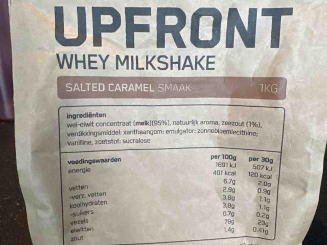 upfront whey salted caramel by esmeevanhulten | Uploaded by: esmeevanhulten