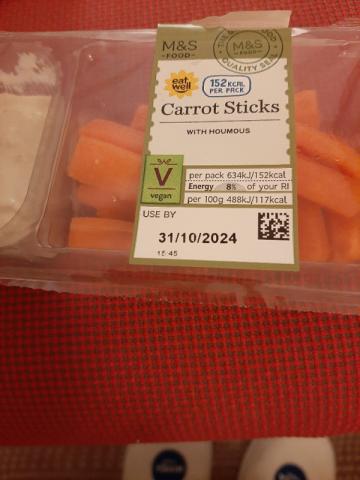 Carrot Sticks, with Hummus von Annette | Hochgeladen von: Annette