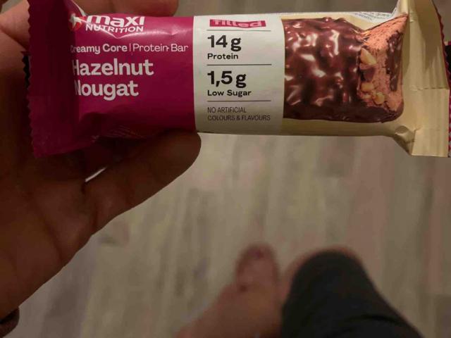 Hazelnut Nougat, Creamy Core /Protein Bar von Mendokusai | Hochgeladen von: Mendokusai