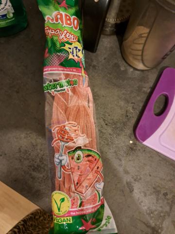 Haribo Spaghetti, Watermelon Flavour (Wassermelone) von Chonky_e | Hochgeladen von: Chonky_enby