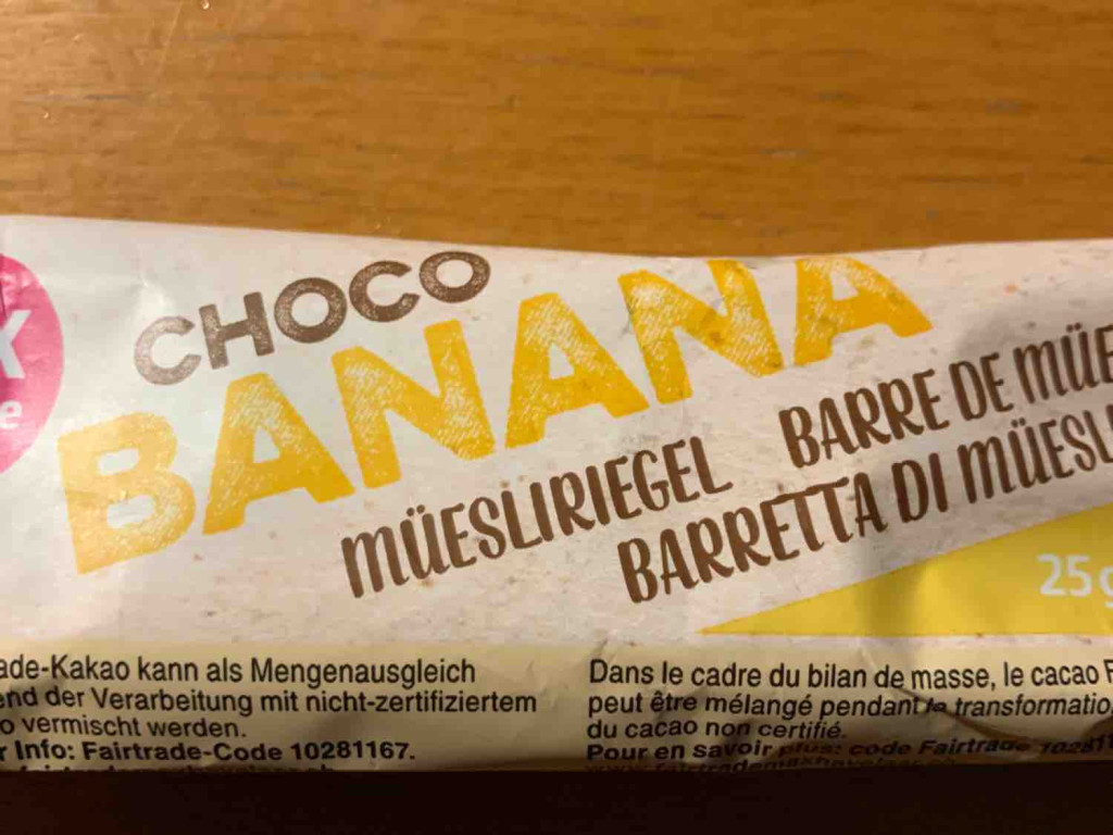 Müesliriegel Choco Banana von wieselchen | Hochgeladen von: wieselchen